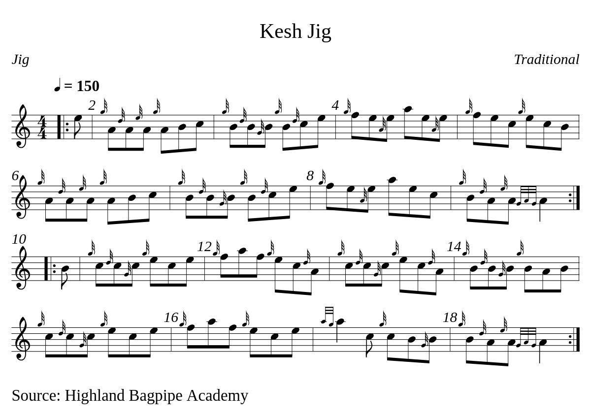 Kesh Jig par Valentin