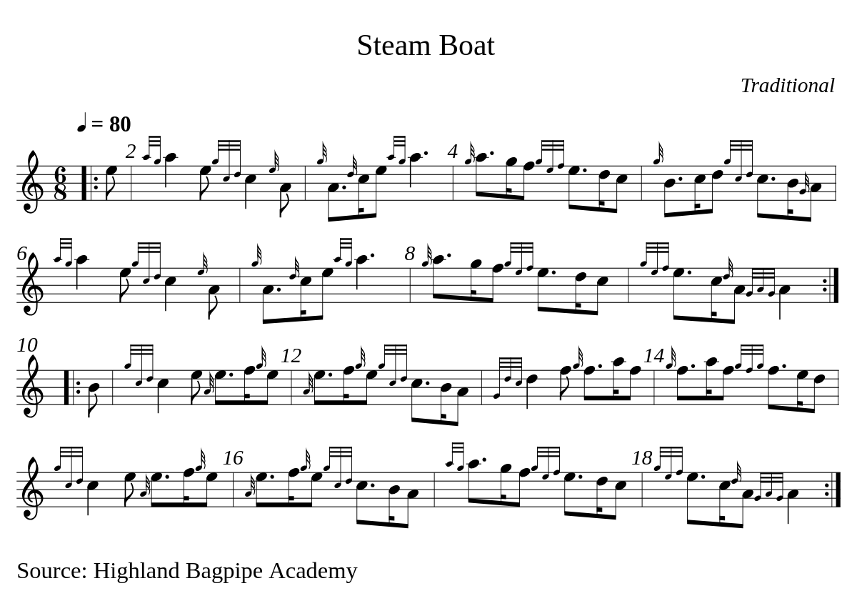 Steam Boat par Valentin