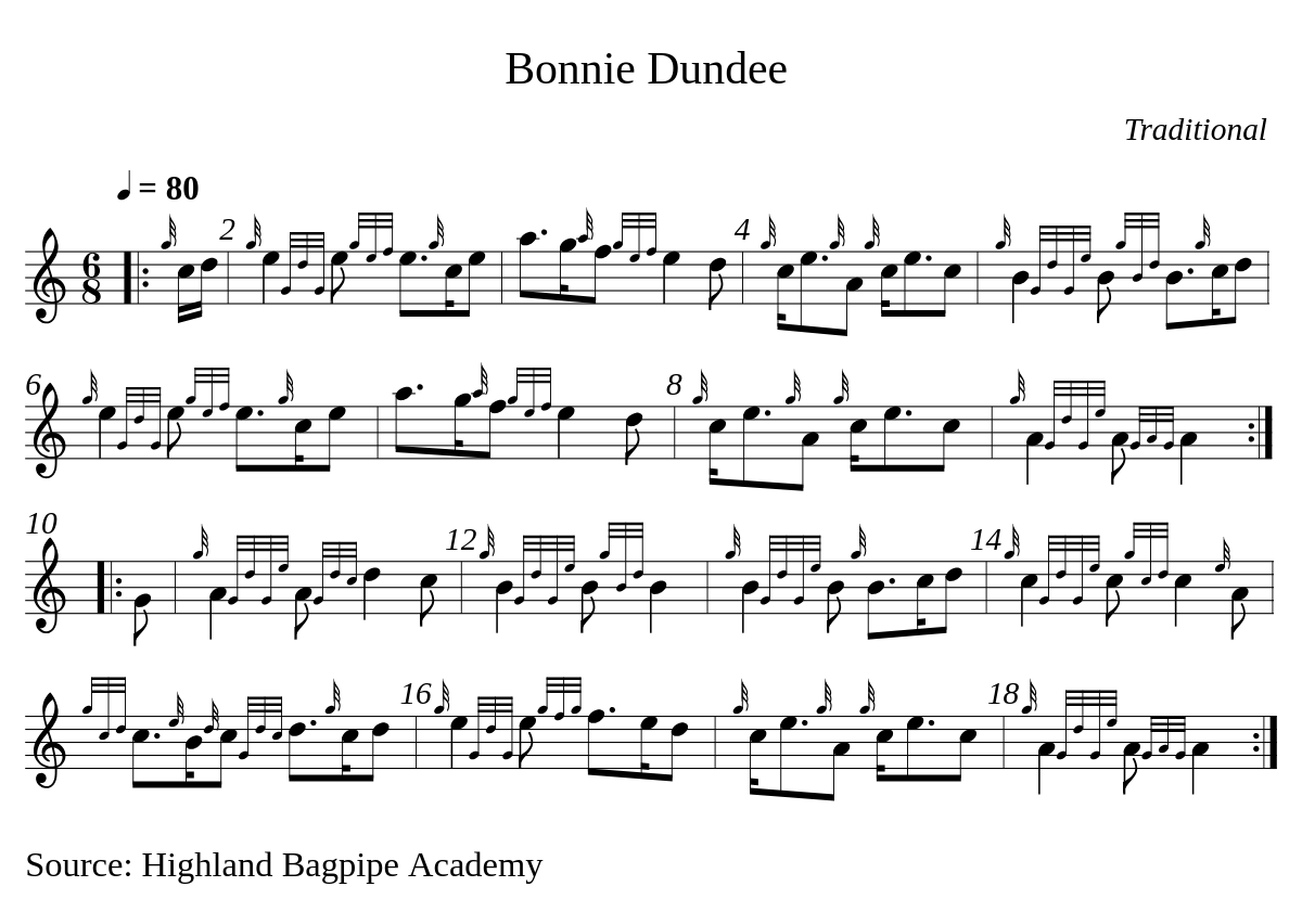 Bonnie Dundee par Valentin