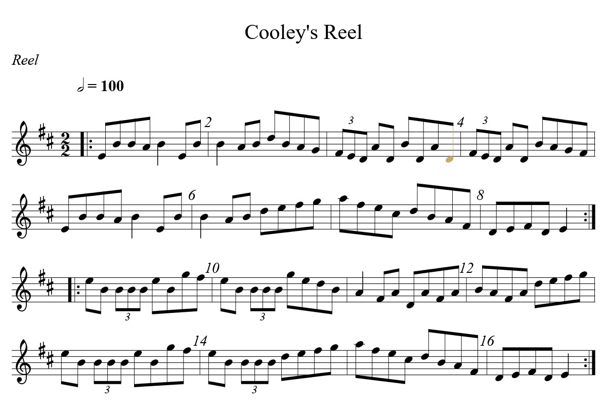 Cooley's Reel par Julien