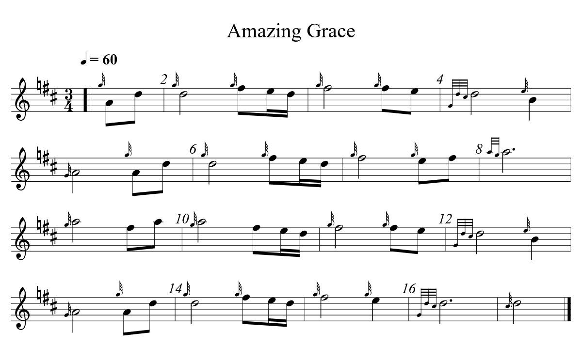 Amazing Grace par Julien