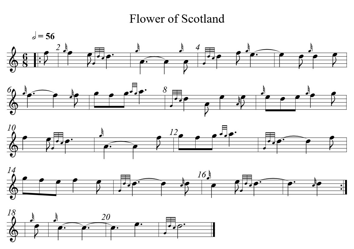 Flower of Scotland par Julien