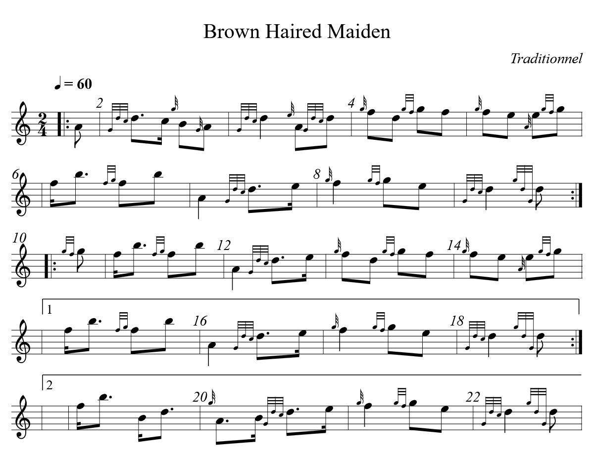 Brown Haired Maiden par Julien