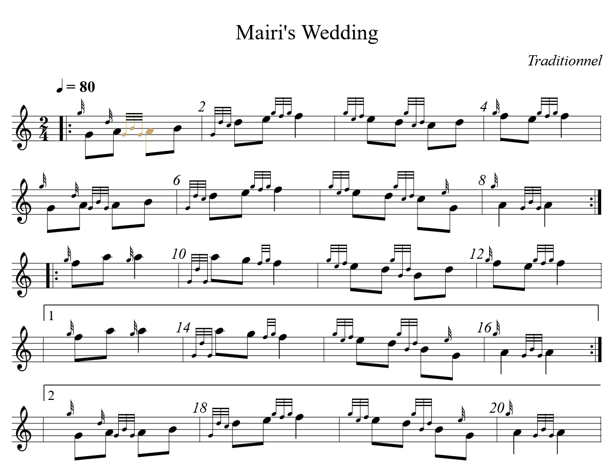 Mairi's Wedding par Julien
