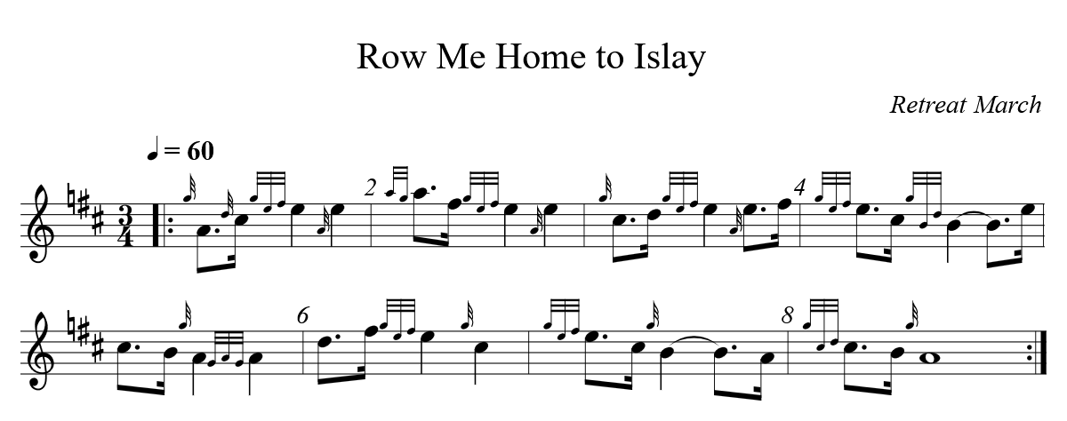 Row Me Home to Islay par Julien