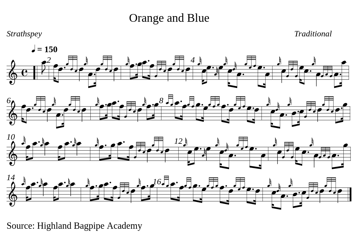 Orange and Blue par Valentin