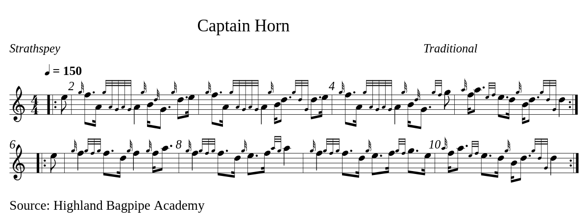 Captain Horn par Valentin